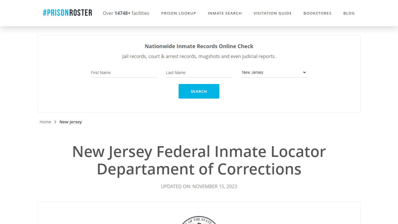 New Jersey Federal Inmate Search - Prisonroster